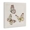 Stupell Industries Isolated Butterflies on Beige Canvas, design by Patricia Pinto